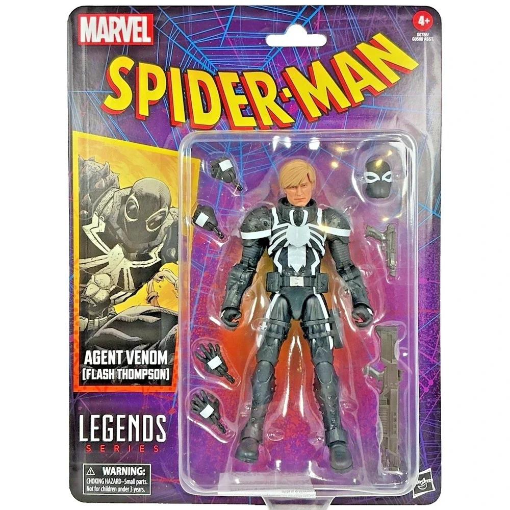 Marvel Legends Agent Venom Flash Thompson Spider Man Series Hasbro Figure